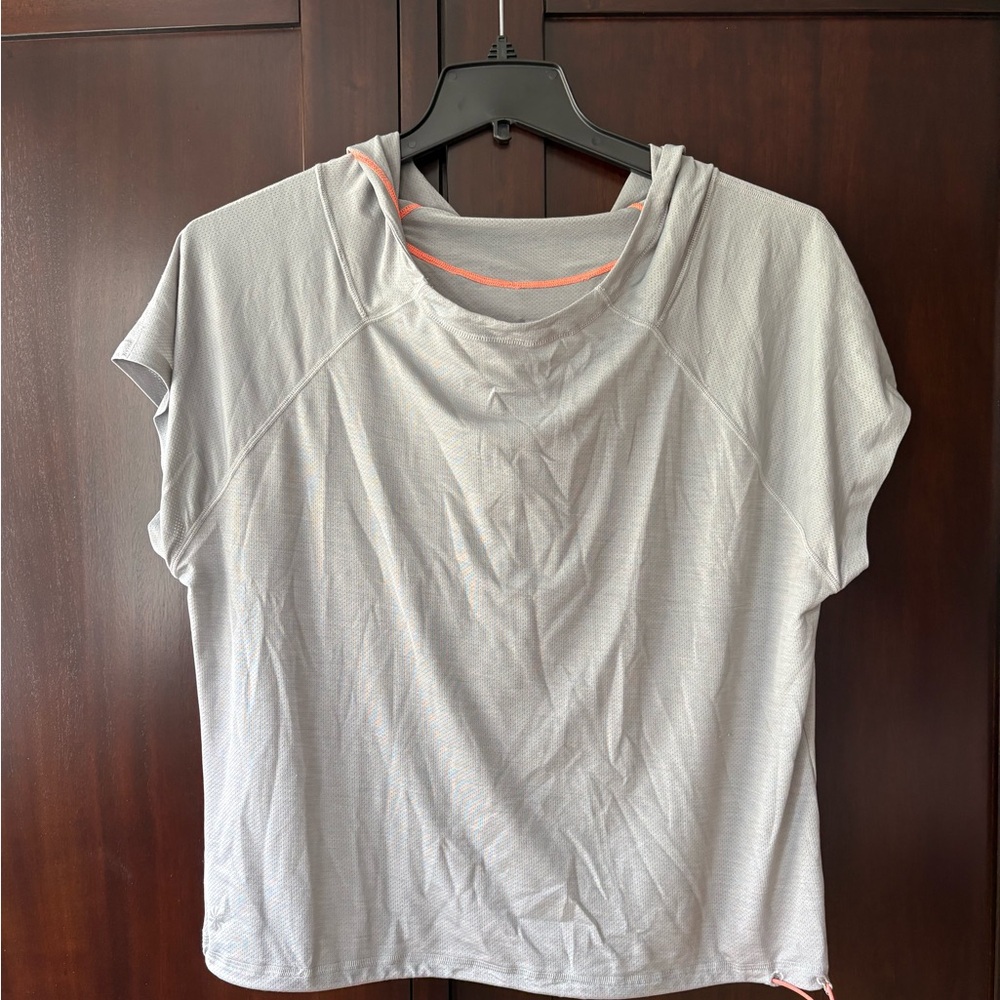 Athleta Gray Dolman Sleeve Boxy Sweatshirt